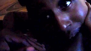 Ebony Sucking Big Black Dick!