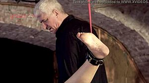 the shy blonde milf explores extreme feet fetish with brutal pain