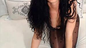 In this compilation, camgirls show off in sexy leggings, stockings, and pantyhose