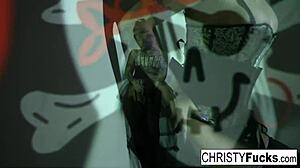 sexy christy mack intensely plays with her amazing ass and tight wet pussy as pirate