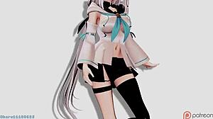 Fubuki in Uncensored Hentai Cartoon Anime with Rhythm Walking and Detailed Scenes