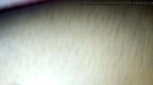 My white tranny girlfriend in 3some with friend and big black cock.