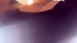 blonde sweats hard at gym, removes big tits to breathe!