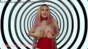 Superior Blonde Goddess Gives Jerk Off Instructions