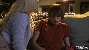 Blonde Big Tits Milf Stepmom Spencer Scott Bangs Stepson