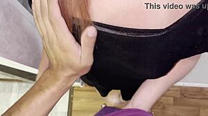 Girl Seduces Courier for Wild Action!