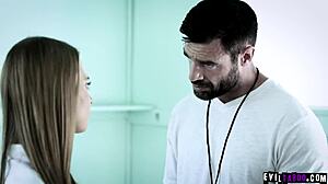 Horny Professor Charles Dera Secretly Bangs Beautiful Teen Jill Kassidy in Bathroom