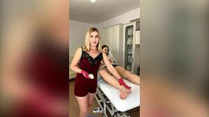 Depilation Of My Girlfriends Sexy Legs