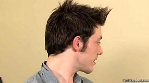 alex adrews feels intense pleasure sucking gay cock