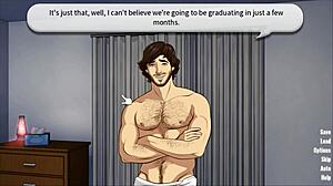 Ian kisses two hunks and masturbates to the memory triumphantly.