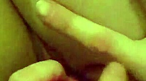 Amateur wife rides my face with her wet pussy during oral session