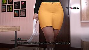 Gina sucks cock in anime