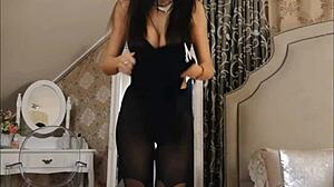 In this compilation, camgirls show off in sexy leggings, stockings, and pantyhose