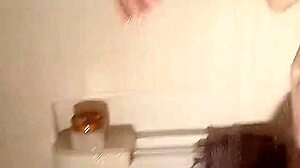 roxanne and xander enjoy a relaxing shower together, getting all wet and shaved clean