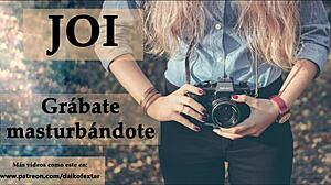 European Amateur Gives Spanish Jerk Off Instructions