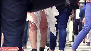 Jeny Smith Walks In Public Without Panties