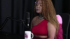 Black Duquesa In Sheer Red Wants Gangbang!