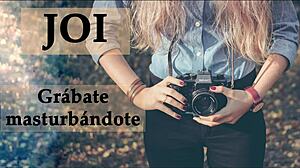 European Amateur Gives Spanish Jerk Off Instructions