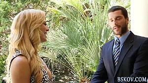 Cherie Deville gets cum on her big tits! 💦