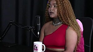 Black Duquesa In Sheer Red Wants Gangbang!