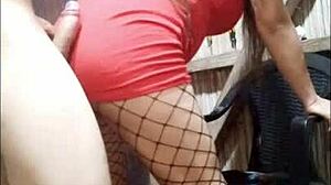 seductive stepdaughter uses instincts to tease stepfather, lifts skirt to show vagina, he approaches with penis