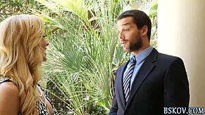 Cherie Deville gets cum on her big tits! 💦