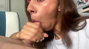 My Selfie Vlog Ep 1 I Came To Give Him A Blowjob While He Works