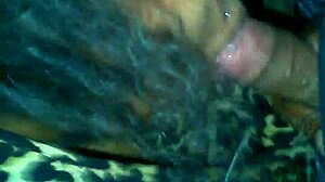 Mature ebony gives sloppy blowjob to BBC?