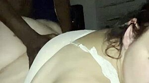 Oh My God, My Sexy Ass Girlfriend Loves Big Black Cock Anal!