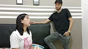 My stepbrother and I share a moment before university