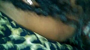 Mature ebony gives sloppy blowjob to BBC?