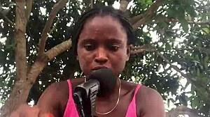 crazybitch unboxes packaged in front of strangers