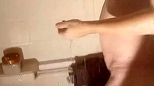 roxanne and xander enjoy a relaxing shower together, getting all wet and shaved clean