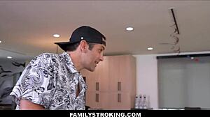 Milf Stepmom Kenzie Love in Hot Family Threesome Action