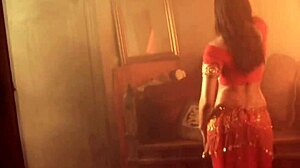 Belly dancer from the far east seduces us to feel the fun.