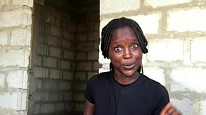 Crazy bitch performs a wild striptease live, ripping clothes for her fans