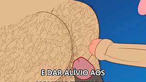 Gay drawing of hero with giant ass evokes deep emotions