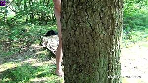 I use the cum swallowing bitch publicly at the lake