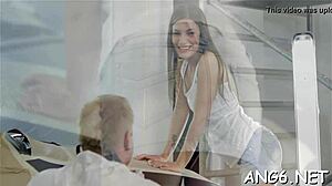 Lusty Brunette Zuzana Enjoys a Wet Session in Steamy Encounter