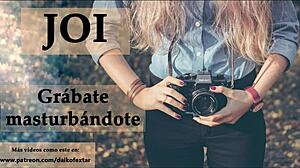 European Amateur Gives Spanish Jerk Off Instructions