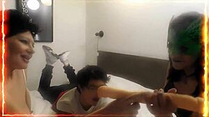 Perla Enjoys Trans Friend While Husband Watches Orgy