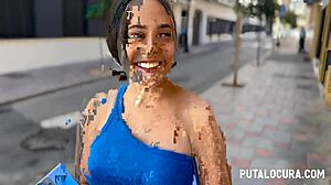 caught this hot mature brunette riding hard 😍