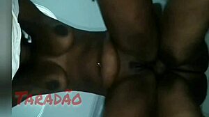 Brazilian BBW amateur gets anal massage and blowjob on Christmas.