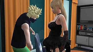 Hey, Misa Amane and Naruto get hot watching a movie and bang hard!