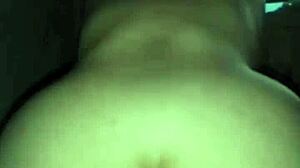 She says, 'Let's have a quick fuck before bed, flaunting my big natural tits and ass.'