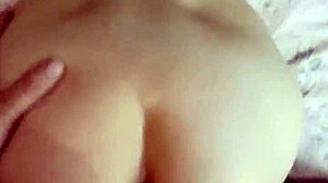 teen finally agrees to record video but hides face in swingers blowjob