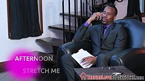 Horny Slut Sucks Big Dick