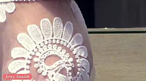 Jeny Smith Walks In Public Without Panties