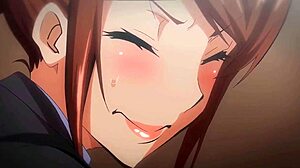 Wow, busty chica in NTR hentai compilation! 😍