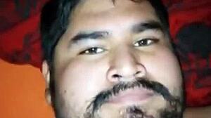 She says, 'Let's have a quick fuck before bed, flaunting my big natural tits and ass.'